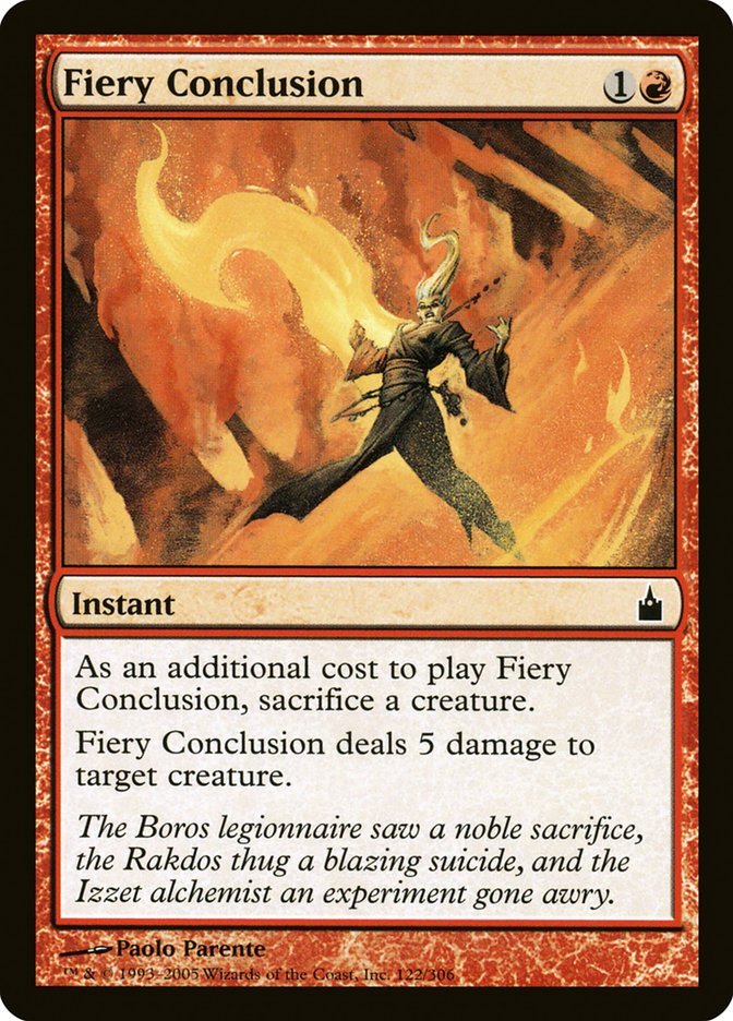 Fiery Conclusion [Ravnica: City of Guilds] - Bea DnD Games