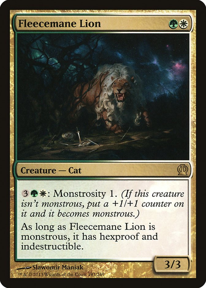 Fleecemane Lion [Theros] - Bea DnD Games