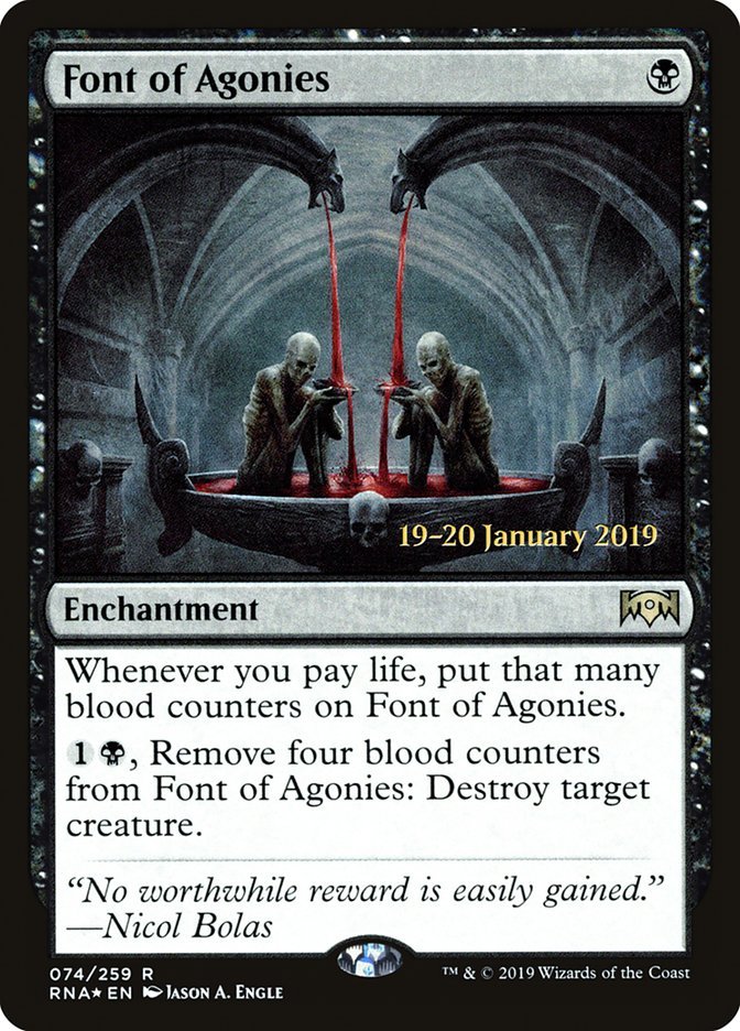 Font of Agonies [Ravnica Allegiance Prerelease Promos] - Bea DnD Games