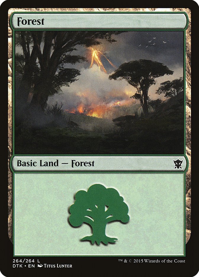 Forest (264) [Dragons of Tarkir] - Bea DnD Games