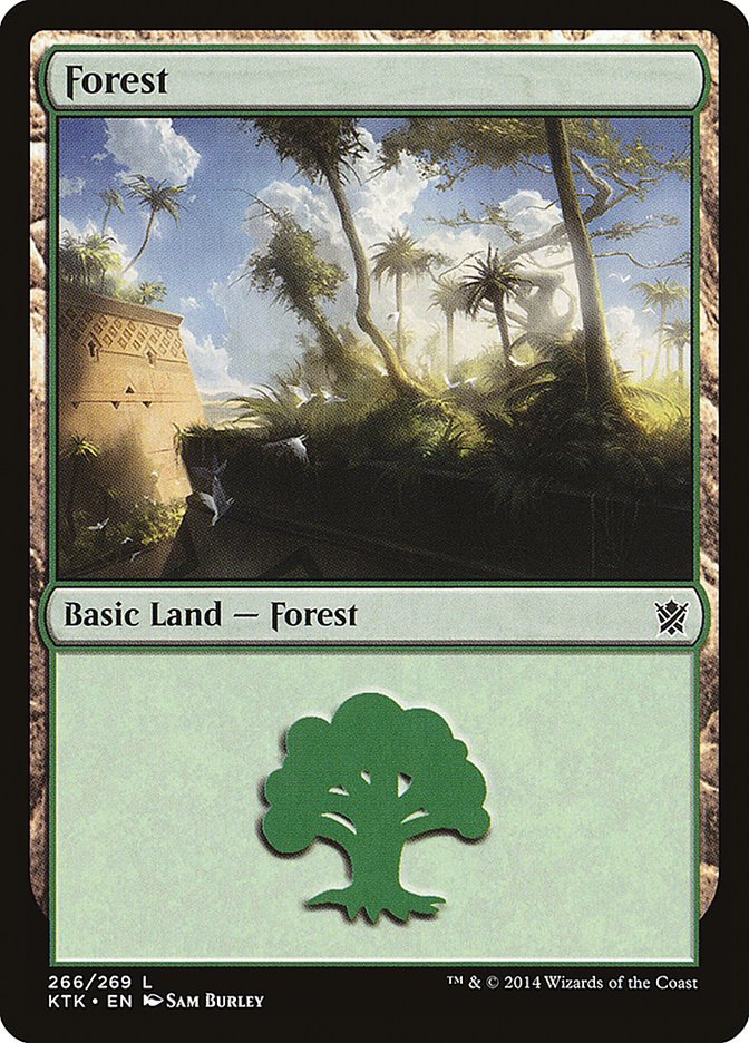 Forest (266) [Khans of Tarkir] - Bea DnD Games