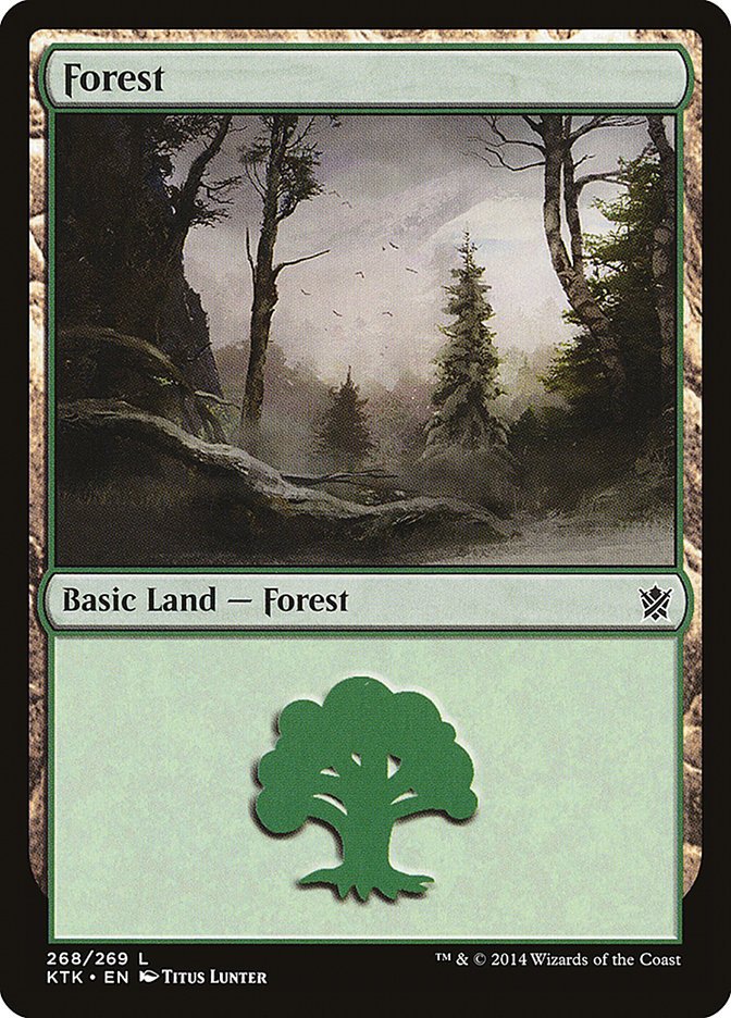 Forest (268) [Khans of Tarkir] - Bea DnD Games