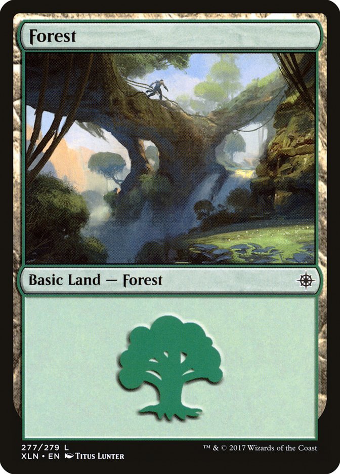 Forest (277) [Ixalan] - Bea DnD Games