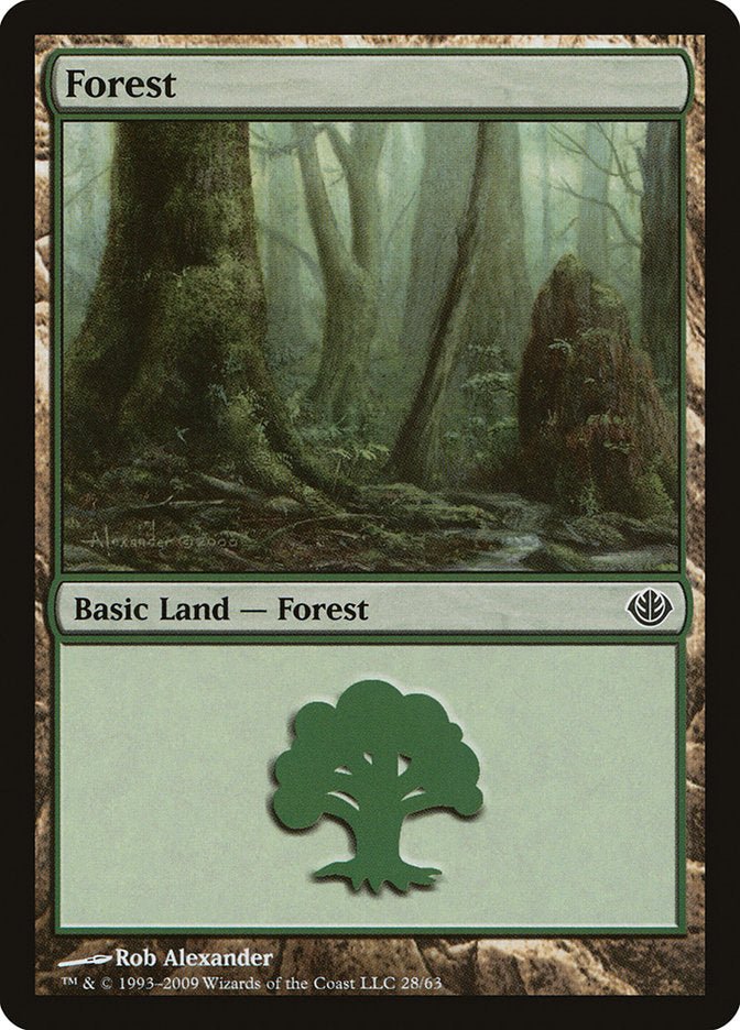 Forest (28) [Duel Decks: Garruk vs. Liliana] - Bea DnD Games