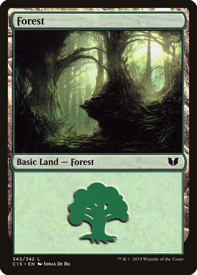 Forest (342) [Commander 2015] - Bea DnD Games