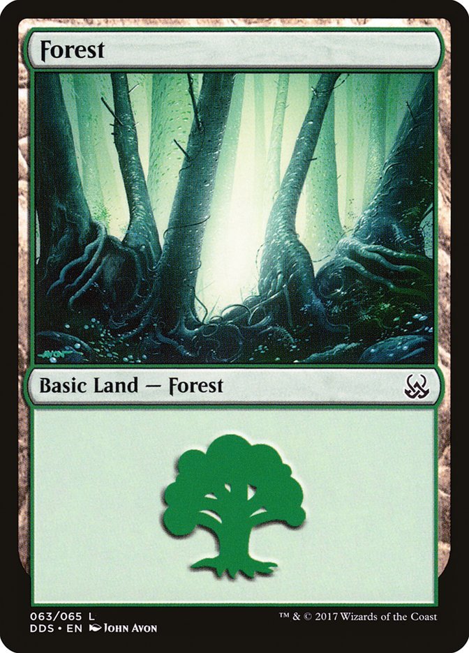 Forest (63) [Duel Decks: Mind vs. Might] - Bea DnD Games