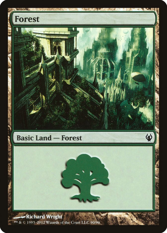 Forest (90) [Duel Decks: Izzet vs. Golgari] - Bea DnD Games