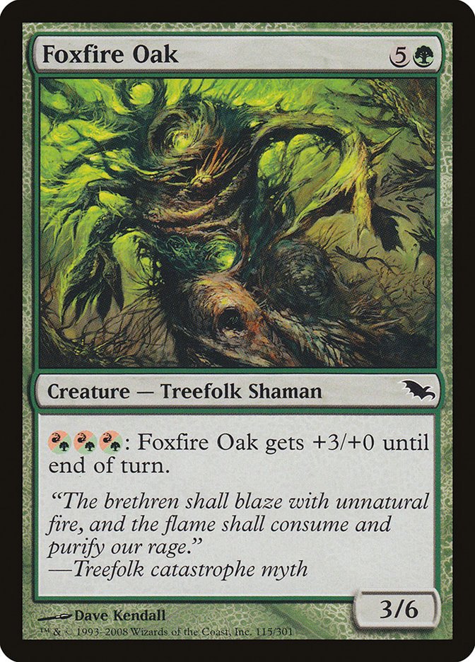 Foxfire Oak [Shadowmoor] - Bea DnD Games