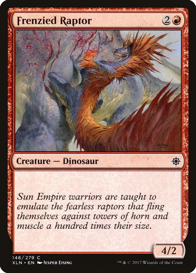 Frenzied Raptor [Ixalan] - Bea DnD Games