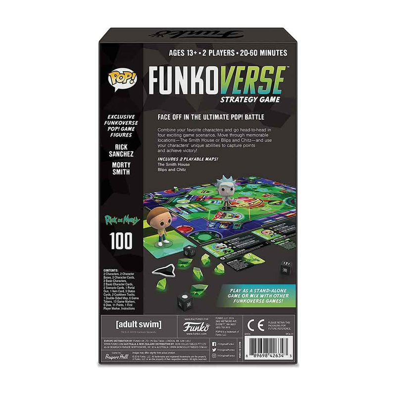 Funkoverse Rick & Morty - 2 Pack Expandalone Strategy Board Game - Bea DnD Games