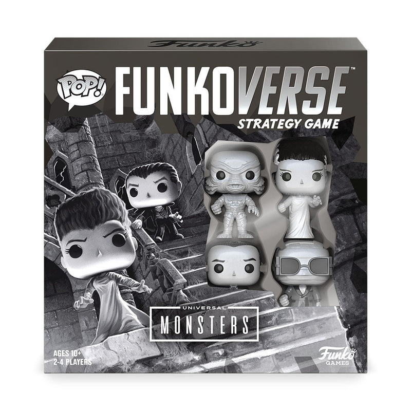 Funkoverse Universal Monsters 100 - 4 Pack Strategy Board Game - Bea DnD Games