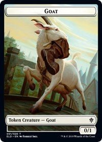 Goat // Food (18) Double-Sided Token [Throne of Eldraine Tokens] - Bea DnD Games