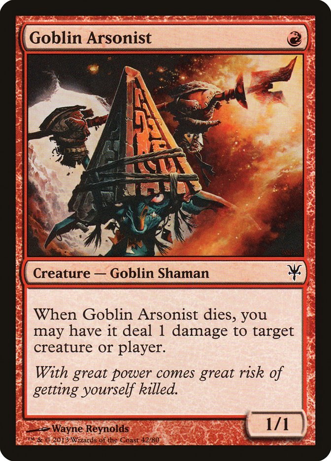 Goblin Arsonist [Duel Decks: Sorin vs. Tibalt] - Bea DnD Games