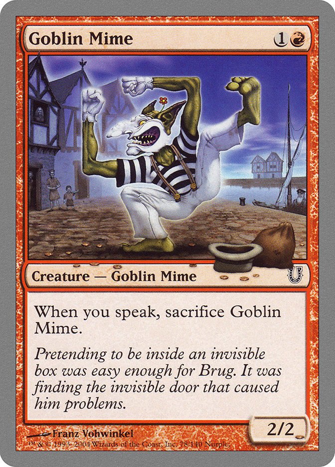 Goblin Mime [Unhinged] - Bea DnD Games