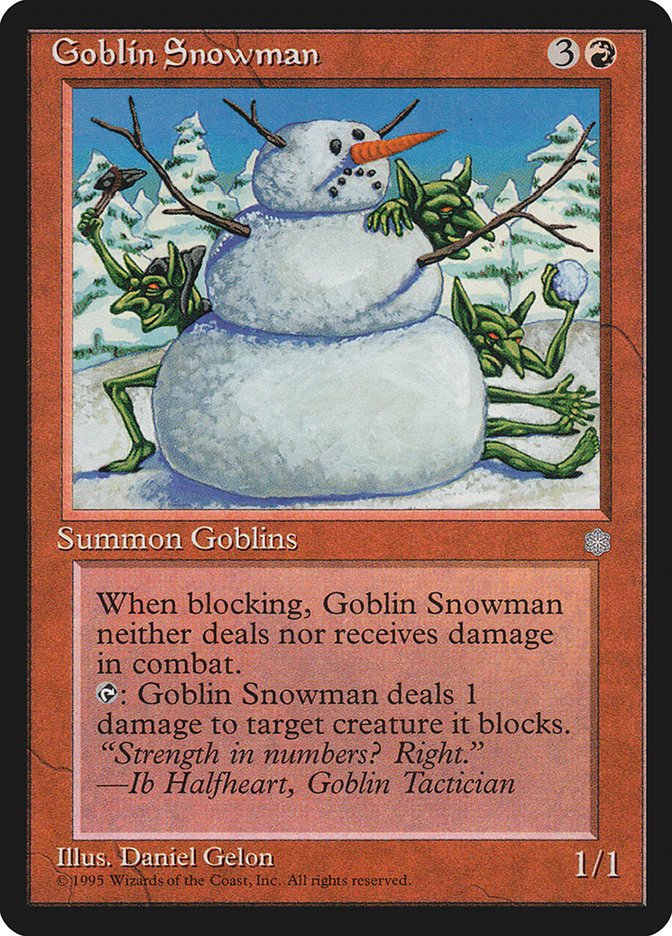 Goblin Snowman [Ice Age] - Bea DnD Games