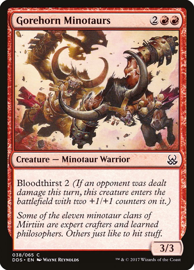 Gorehorn Minotaurs [Duel Decks: Mind vs. Might] - Bea DnD Games