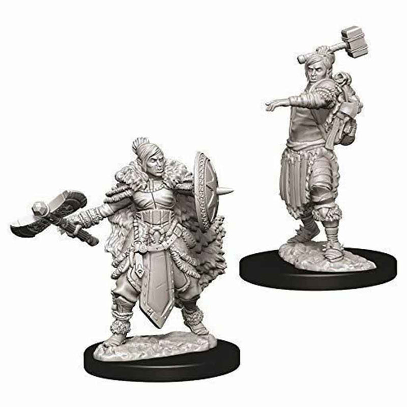 Half-Orc Barbarian (Female) Nolzur's Marvelous Unpainted Miniatures - Bea DnD Games