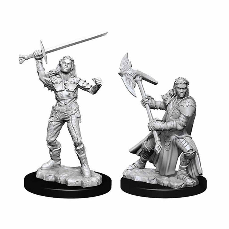 Half Orc Fighter (Female) Nolzur's Marvelous Unpainted Miniatures - Bea DnD Games