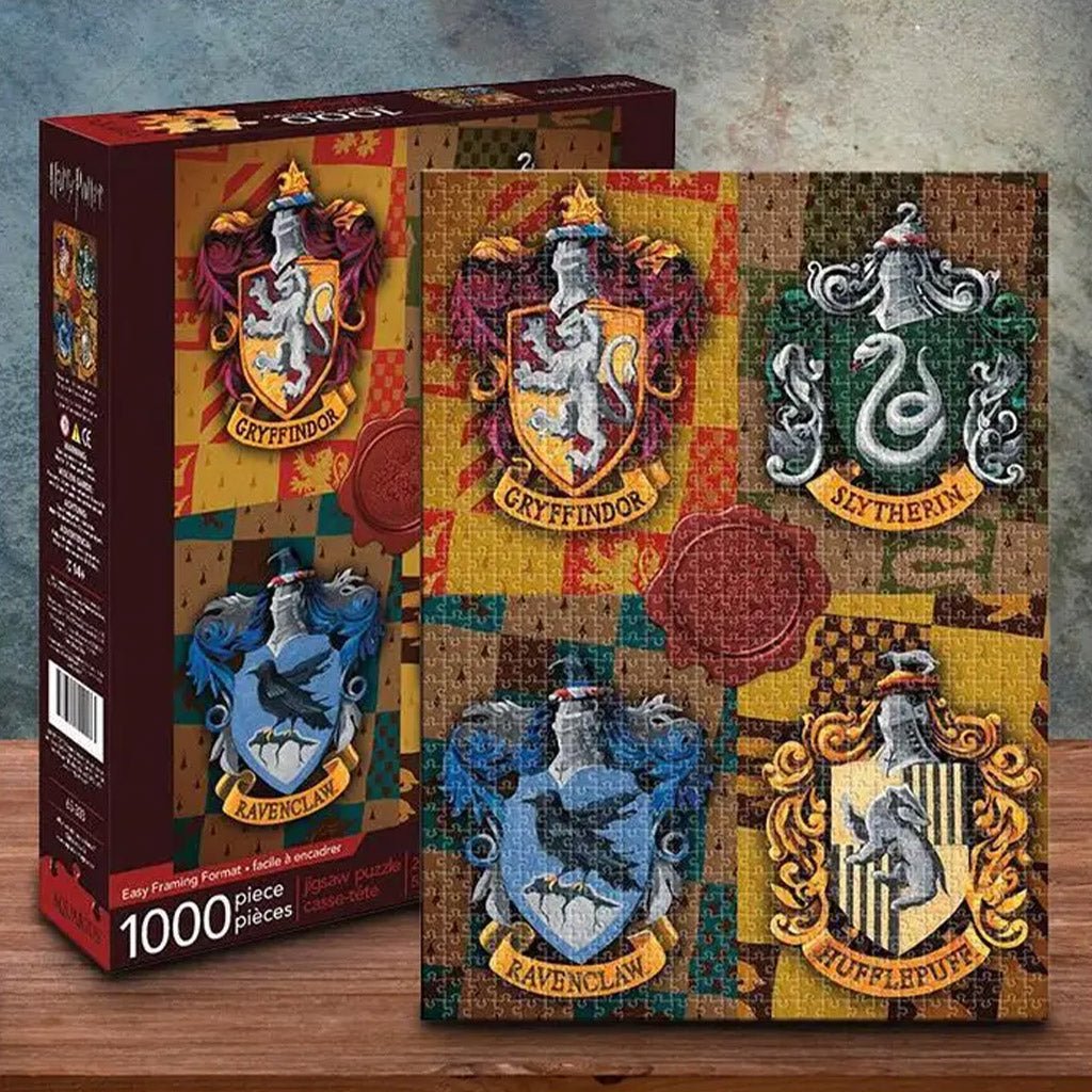 Harry Potter House Crests 1000 Piece Puzzle