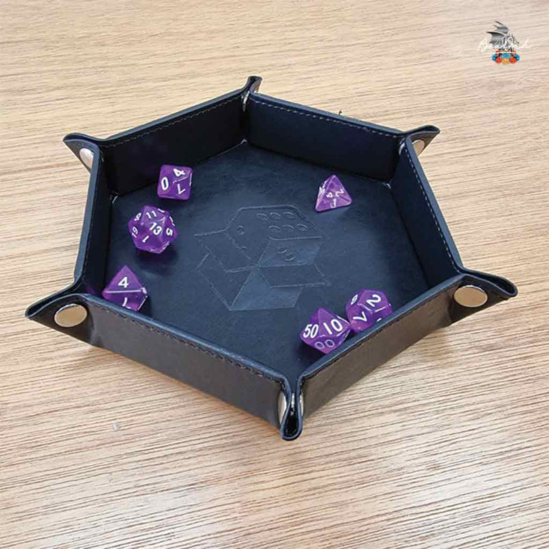 Hexagon Dice Tray 6" - Bea DnD Games