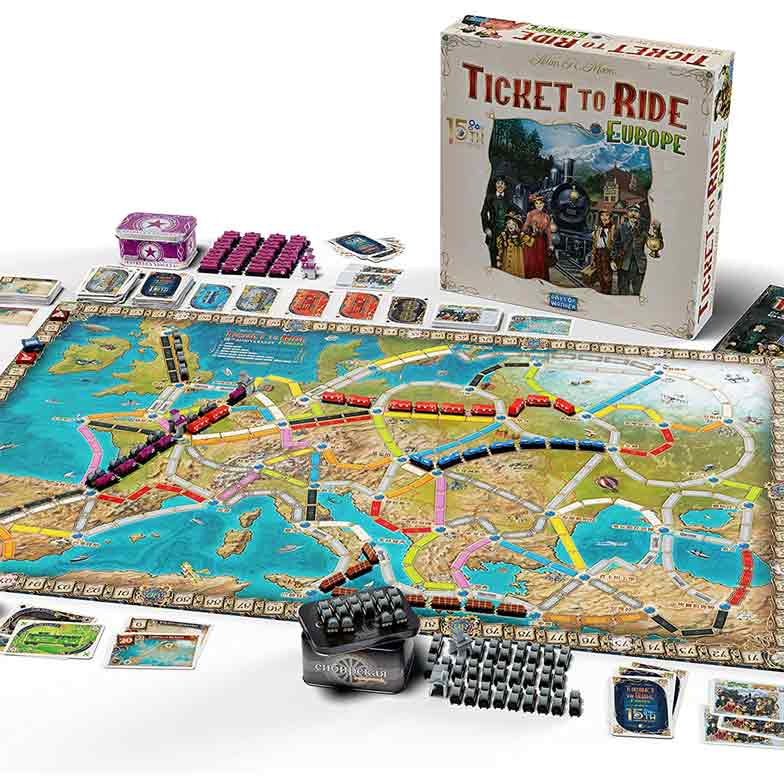 Ticket to Ride Europe 15th Anniversary Edition - Bea DnD Games