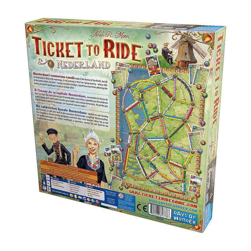 Ticket to Ride Nederland Expansion - Bea DnD Games