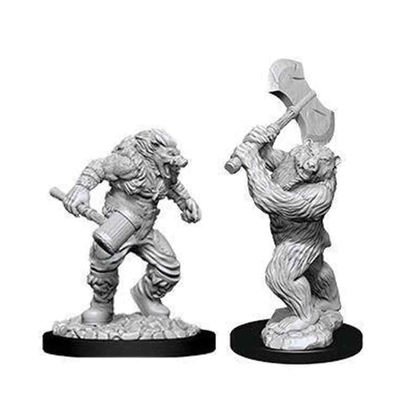 Wereboar & Werebear Nolzur's Marvelous Unpainted Miniatures - Bea DnD Games