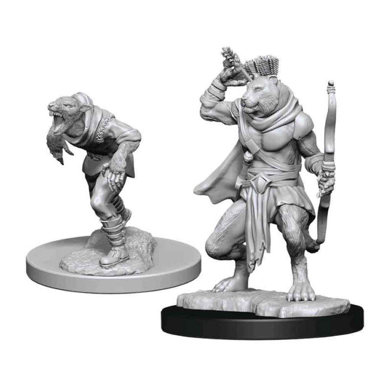 Wererat & Weretiger Nolzur's Marvelous Unpainted Miniatures - Bea DnD Games