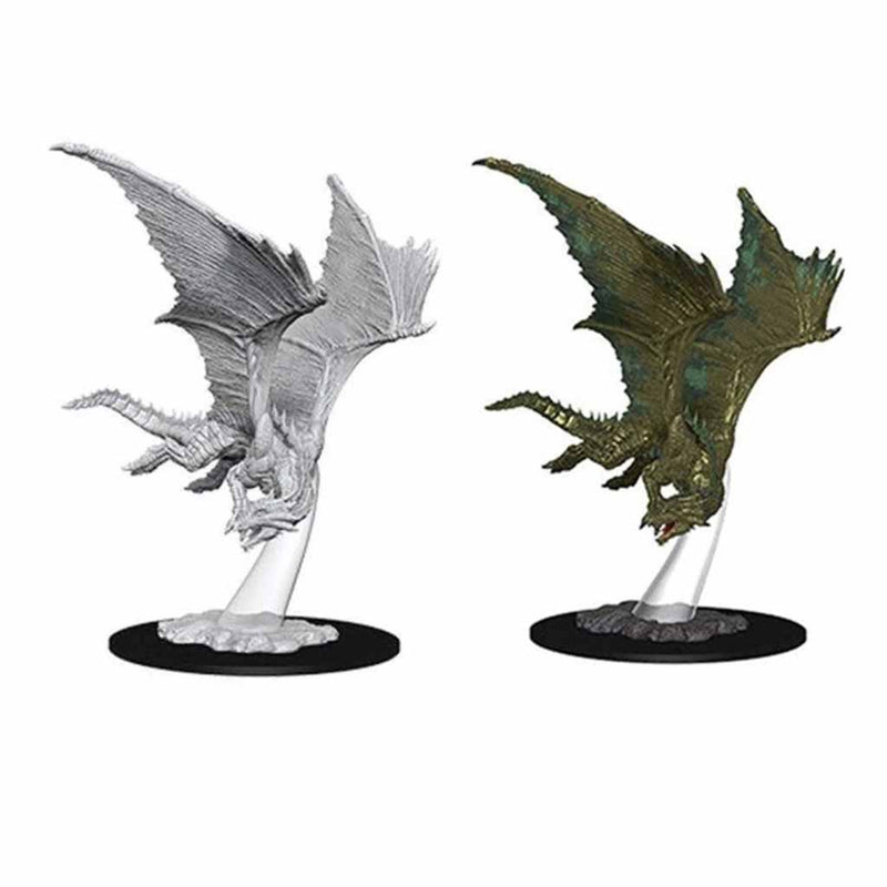 Young Bronze Dragon Nolzurs Marvelous Unpainted Miniatures - Bea DnD Games