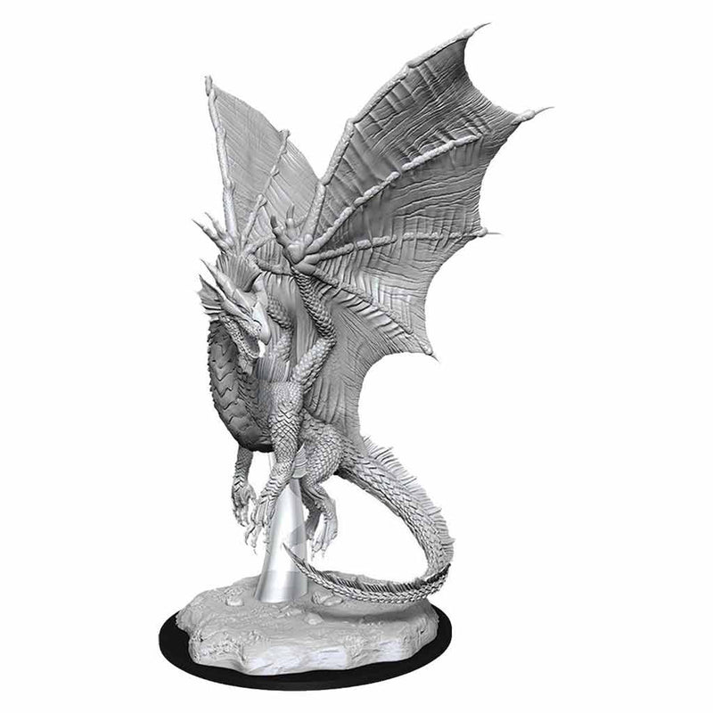 Young Silver Dragon Nolzurs Marvelous Unpainted Miniatures - Bea DnD Games